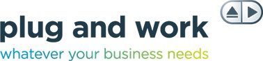 Plug and work Düsseldorf Königsalle Logo