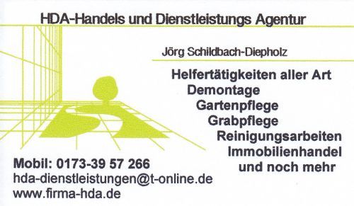 HDA  Handels und Dienstleistungs Agentur Logo