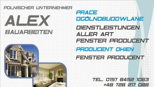 Alex Bauarbeiten Logo