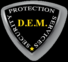 D.E.M. - SECURITY Logo