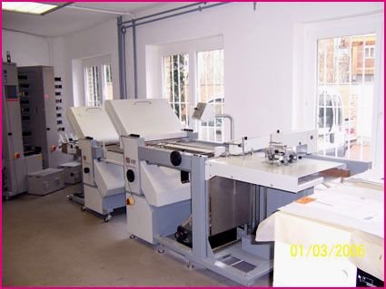 Druckerei Schmohl & Partner: Falzmaschine