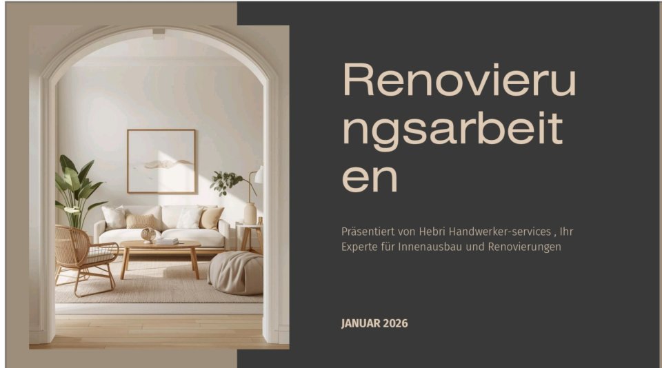 Hebri Handwerks-Service: Projektreferenz