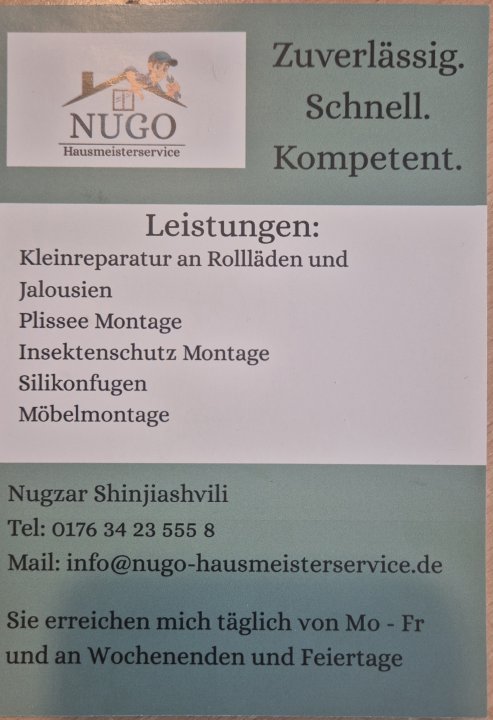 NugoHausmeisterservice: Projektreferenz
