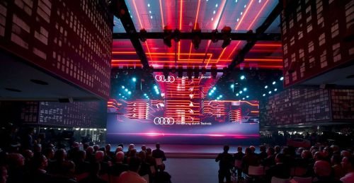 Glux Visual Effects  Tech (Shenzhen) Co., Ltd: Glux lieferte zur 2013 German Frankfurt Motor Show über 700m² von LED-Lichtvorhängen. Durc...