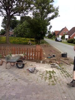 Hüglo der Handwerker: Zaun stellen