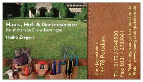 Haus-, Hof-, & Gartenservice: Haus, Hof, Garten, Potsdam, Berlin, Grundstückspflege, Gartenpflege, Grabpflege, Heckensch...