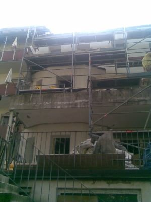 steger: fassade mit mineralwatte 14 cm in nurnberg lindeausstr. bei dr.bader marz 2009 bis fertig ...