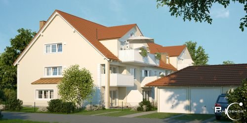 Plankosmos Architekturvisualisierung GmbH: Immobilienvisualisierung eines Mehrfamilienhauses in München