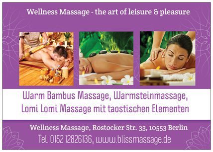 Wellness Massage: Unser Angebot
