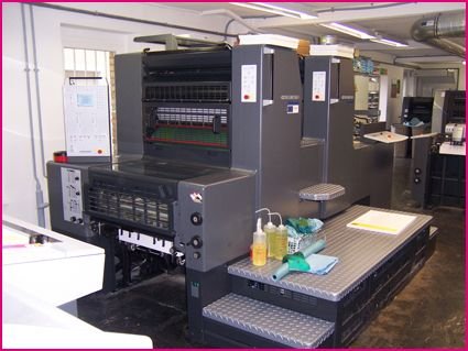 Druckerei Schmohl & Partner: 2-Farb-Offsetdruckmaschine