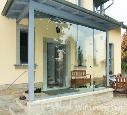KWOZALLA Wintergärten: Schiebeanlage Glas geschlossen