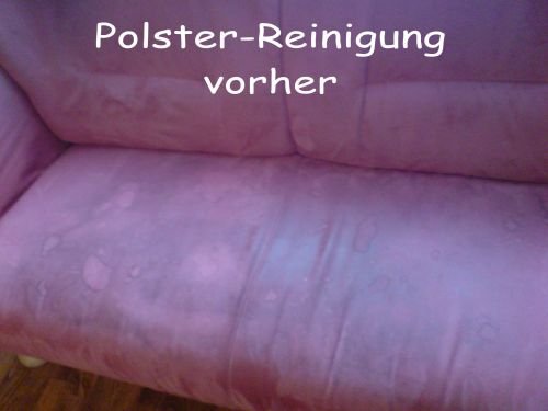 Reinigungs-Service Schmeißer Hannover & Wedemark: Reinigungs-Service Schmeißer, Profi - Polstermöbelreinigung,
Polster-Couch vor der profes...