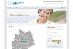 Internet Medien Service: Von der Agentur Dürkop wurden wir für die Erstellung einer Website beauftragt. Das Screend...