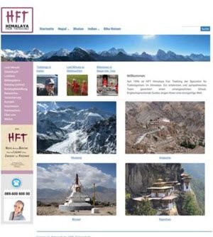 Münchner Webdesigner: Webseite für Reisebuchungen - Bildegalerie, CMS, Buchungsmöglichkeit, Gästebuch uvm.