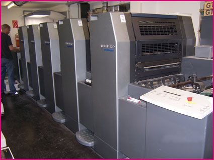 Druckerei Schmohl & Partner: 5-Farb-Offsetdruckmaschine