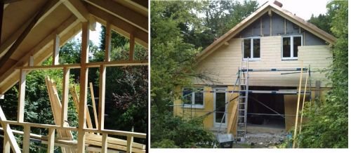 Holz- & Raumgestaltung Pöllmann: Abriss und Neuaufbau des gesamten Dachgeschosses in Zusammenarbeit mit der Firma Georg Bed...