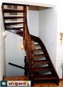 WIGARDs-Partner: Massivholztreppen auf Wunsch zB.: gerade, 1/4 gewendelt, 2x 1/4 gewendelt, 1/2 gew. mit Po...