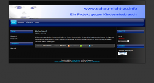 Die EDV Dienstleister: Webdesign f&uuml;r das Projekt \"schau nicht zu\"