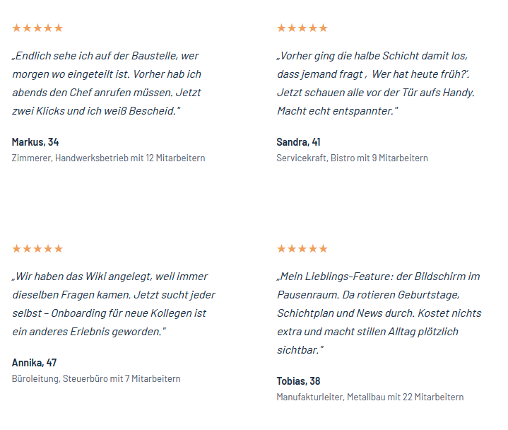 Die Netzhandwerker: Projektreferenz
