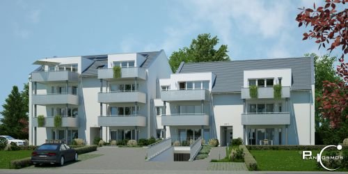Plankosmos Architekturvisualisierung GmbH: Immobilienvisualisierung eines Mehrfamilienhauses in Stuttgart