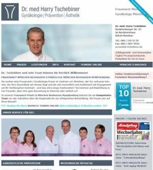 Münchner Webdesigner: Webseite für Arztpraxis