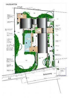 Living-Innenarchitektur: Geomantische Gartengestaltung