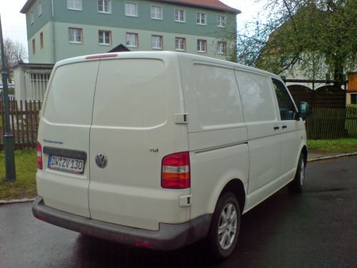 Kleintransporte Manfred Tiebel: Rückansicht