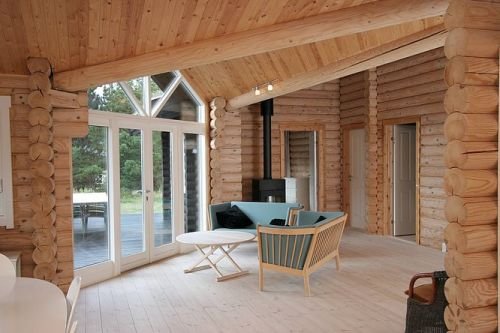 Holz - und Montagebau Rene  Mai: Russisches Rundstammhaus