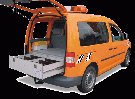 Walter BÖSENBERG GmbH: Heckschublade f&uuml;r VW Caddy