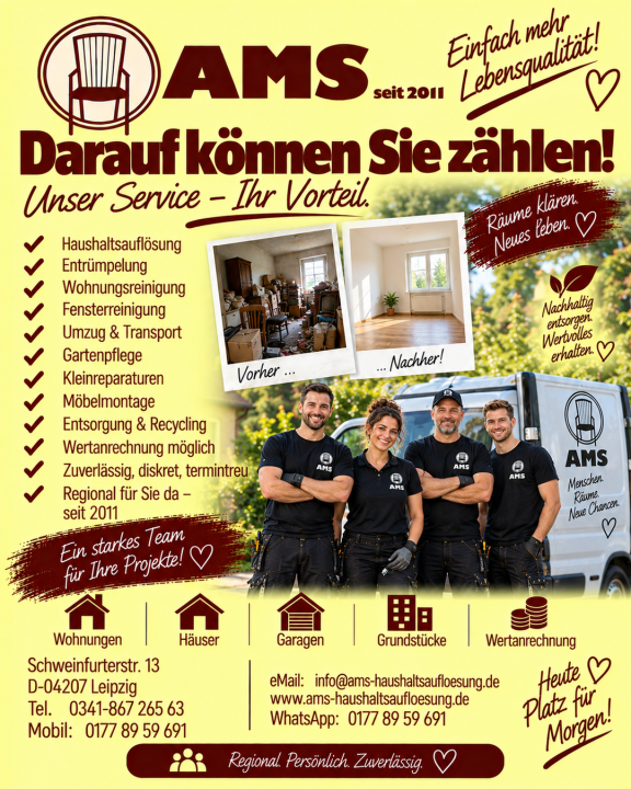 AMS Haushaltsauflösung: Projektreferenz