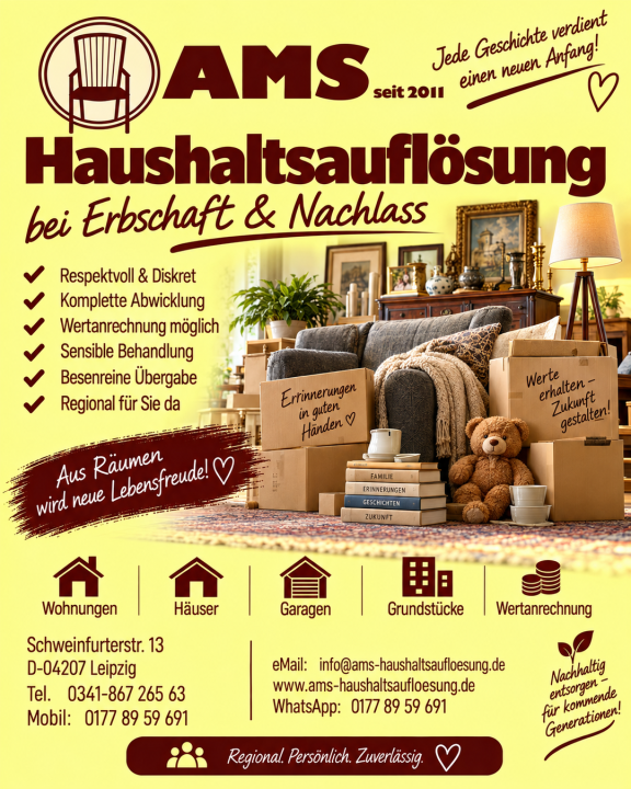 AMS Haushaltsauflösung: Projektreferenz