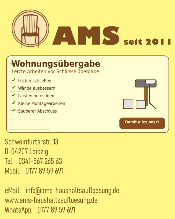 AMS Haushaltsauflösung: Projektreferenz