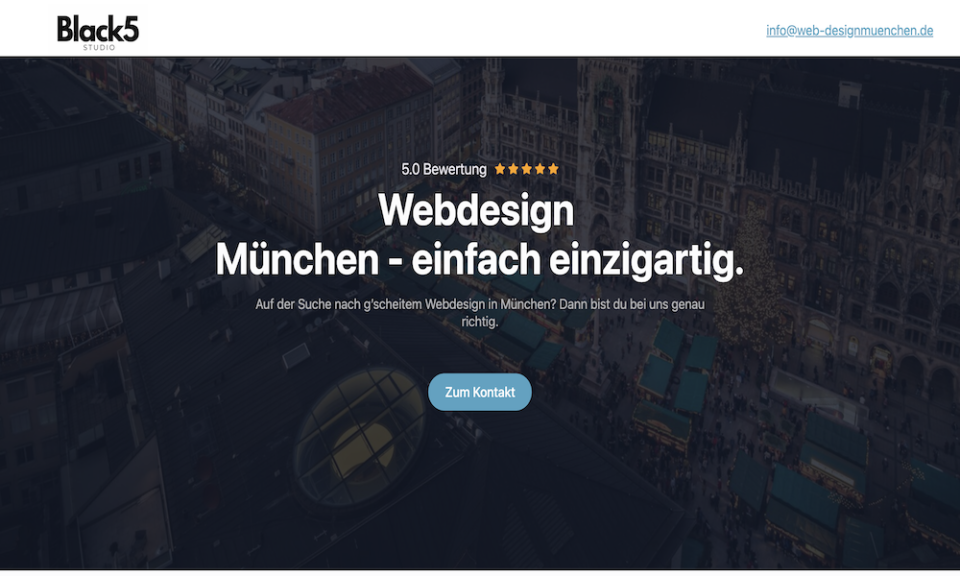 Webdesign München - Black5 Studio: Projektreferenz