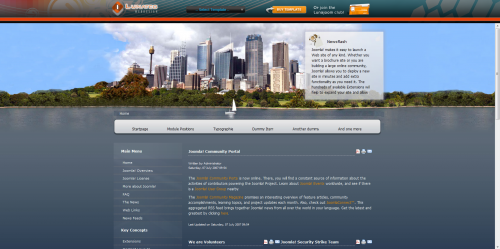 Lunatec Computer Ltd.: Ein von uns erstelltes Joomla 1.5 Template