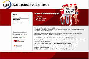Futurelabs Internet Service: EU-Institute Webseite
