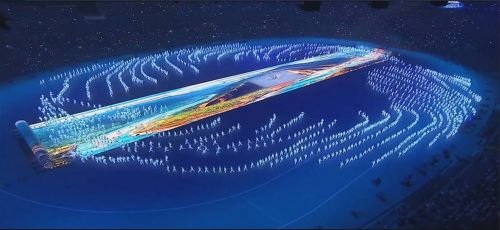 Glux Visual Effects  Tech (Shenzhen) Co., Ltd: Die Weltweit erste und einzigartige LED-Rolle wurde von Glux zu den 2008 Olympischen Spiel...