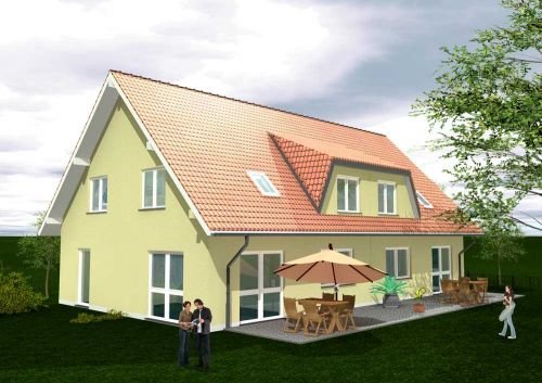 BauDesignD: Visualiserung Doppelhaus