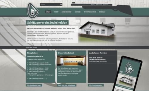 intermedia Peters GmbH Werbeagentur: Webdesign für einen Schützenverein