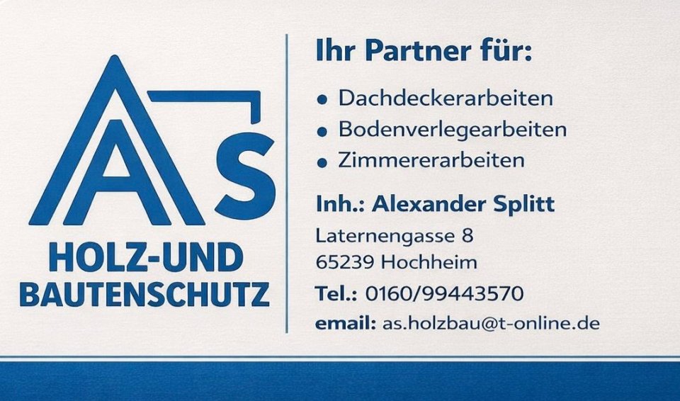 As Holz und Bautenschutz: Projektreferenz