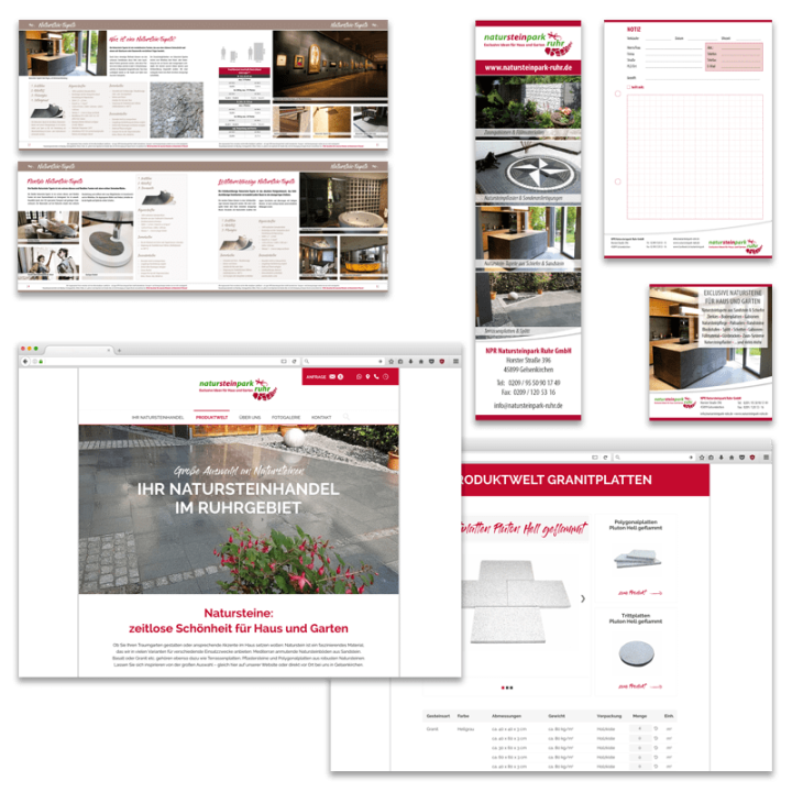 gehrmann Beratung und Design: Mediendesign & Webdesign für Natursteinhändler