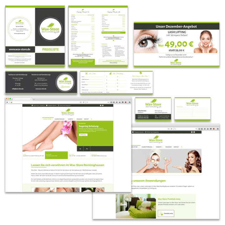 gehrmann Beratung und Design: Printmedien, Web-Design & Umsetzung für Beauty Salon