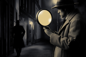 Interaktive Detective-Spiele Verschwörung Krimi Schatzsuche Logo