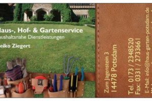 Haus-, Hof- & Gartenservice Logo