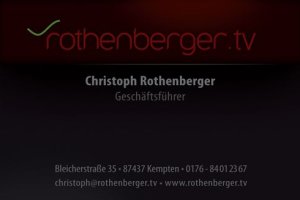 rothenberger.TV - mit uns einfach weiter. Logo