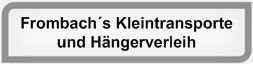 Kleintransporte und Hängerverleih Logo