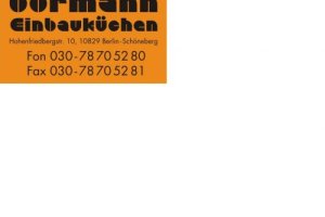 Einbauküchen Berlin Schöneberg Bormann Logo