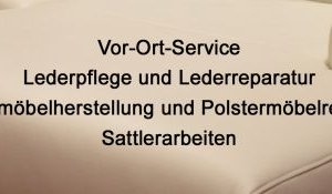 Raumausstattung / Polsterei / Sattlerei / Lederpflege Logo