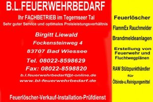 B.L.FEUERWEHRBEDARF Logo