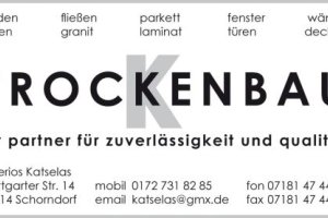 K-Trockenbau Ihr Partner für Zuverlässigkeit und Qualität Logo