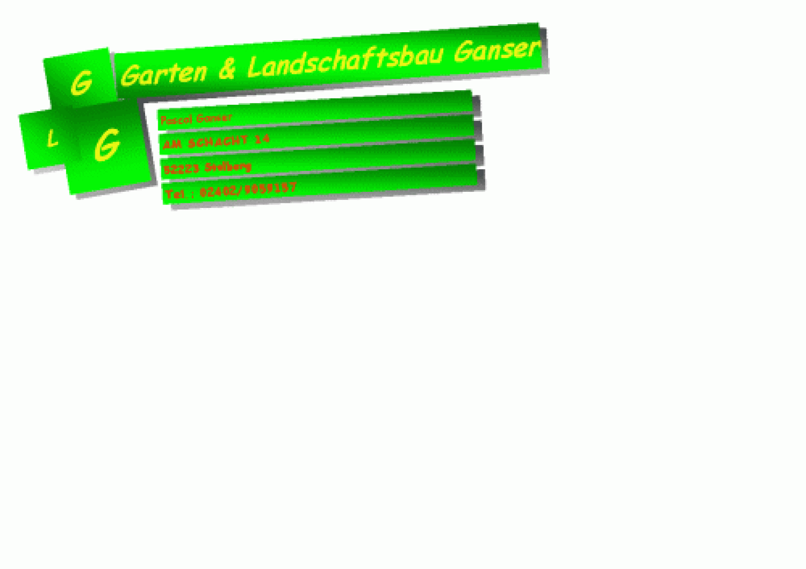 Garten und Landschafsbau Ganser Logo